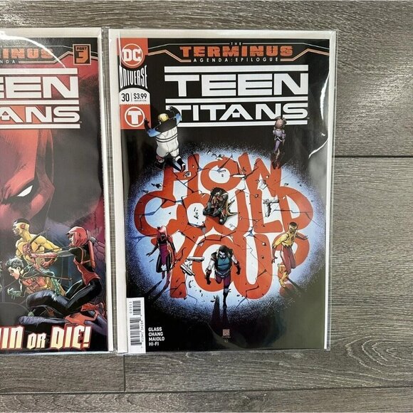 Teen Titans The Terminus Agenda #28 #29 #30 DC Comics Universe VG - Picture 4 of 4